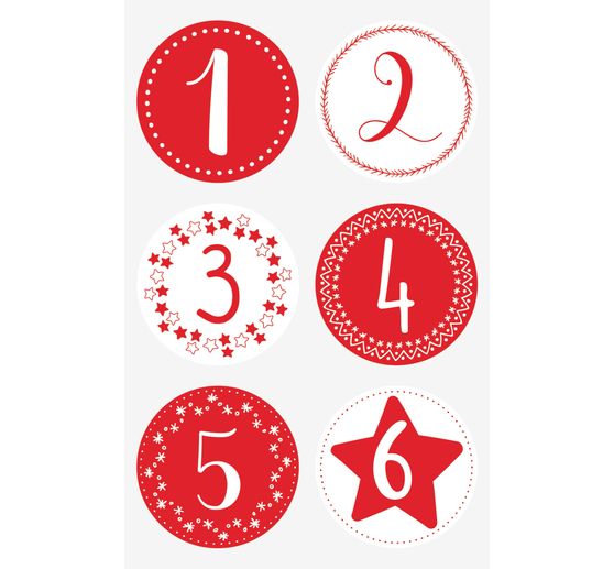 Set calendrier de l'Avent « Pois »