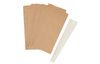 Paper bags star set, large, Brown