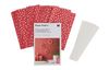 Paper bags star set, small, dots Red