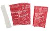 Kit étoiles en sac en papier « Merry Christmas », petit, Rouge