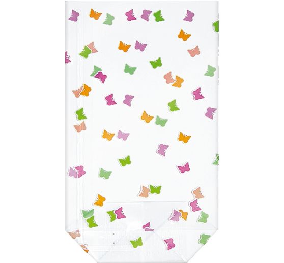 Sachets en cellophane « Papillons multicolores », 10 pc.