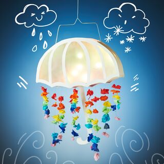 Lanternes Parapluie arc-en-ciel 