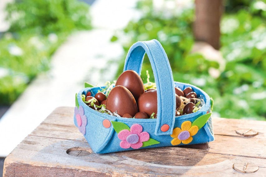 Panier En Feutrine Pour La Chasse Aux Åufs De Paques Loisirs Creatifs Vbs Hobby Service