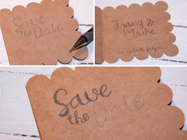 Wedding Invitation Instruction Save the Date