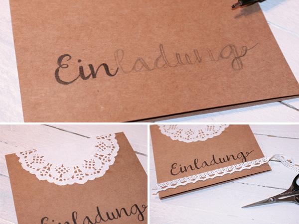 Wedding Invitation Instruction Invitation Card