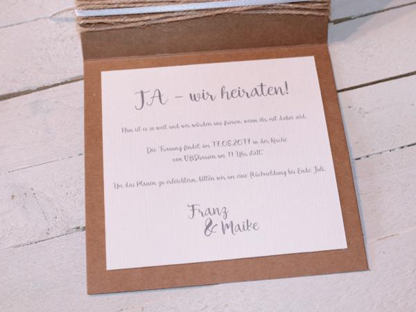 Wedding Invitation Instruction Invitation Card Inside