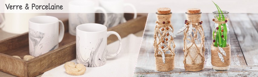 articles en verre et porcelaine