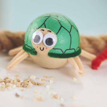 Taïs le Tortue styropor schildkröte